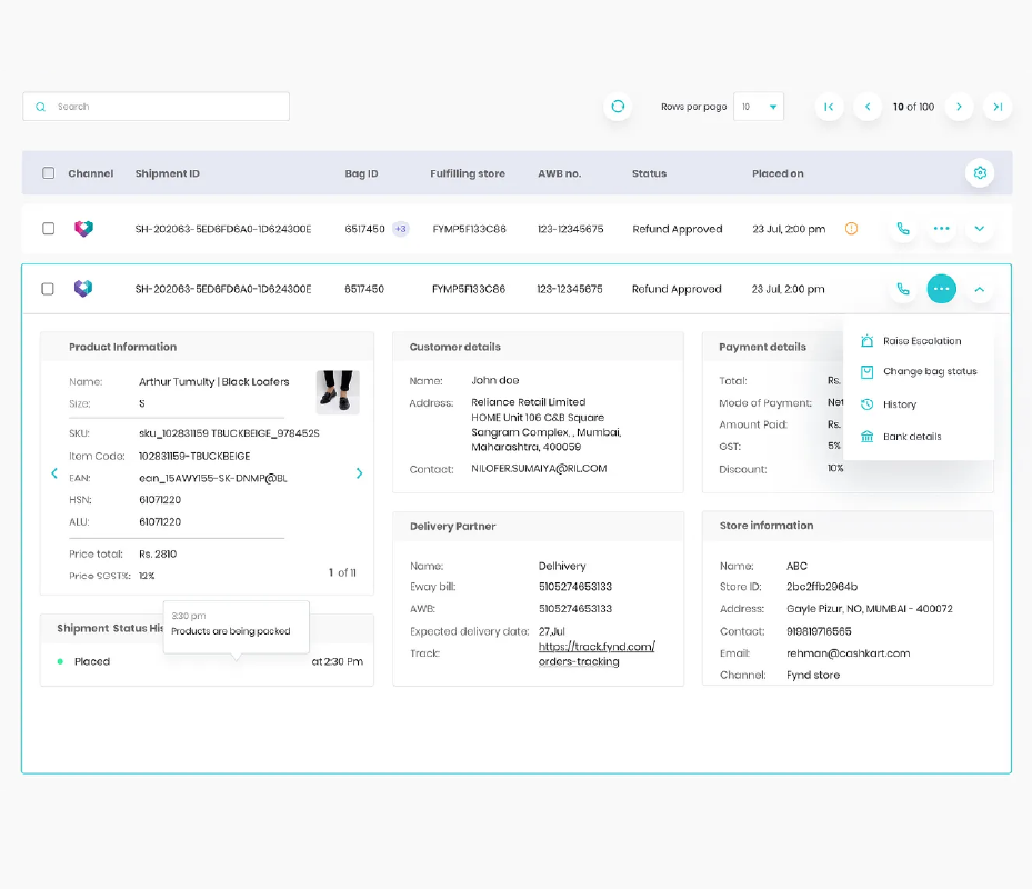 case study E-commerce order platform