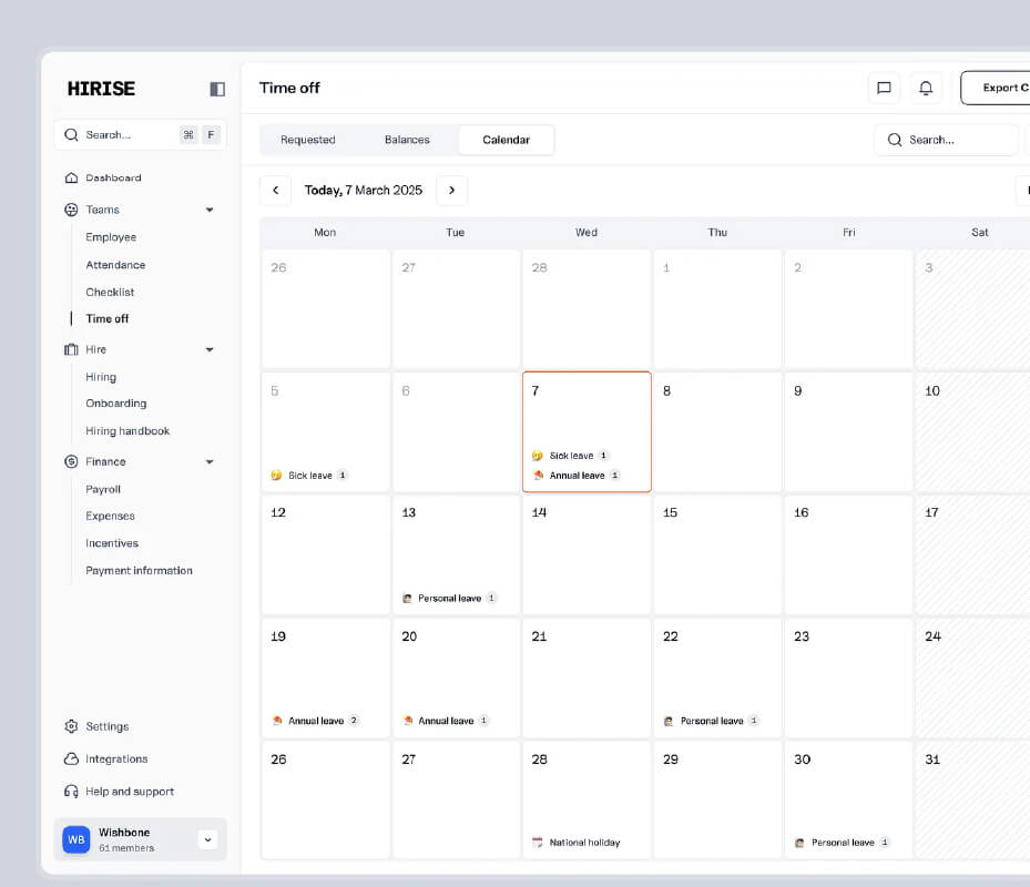 Enterprise HR Management System