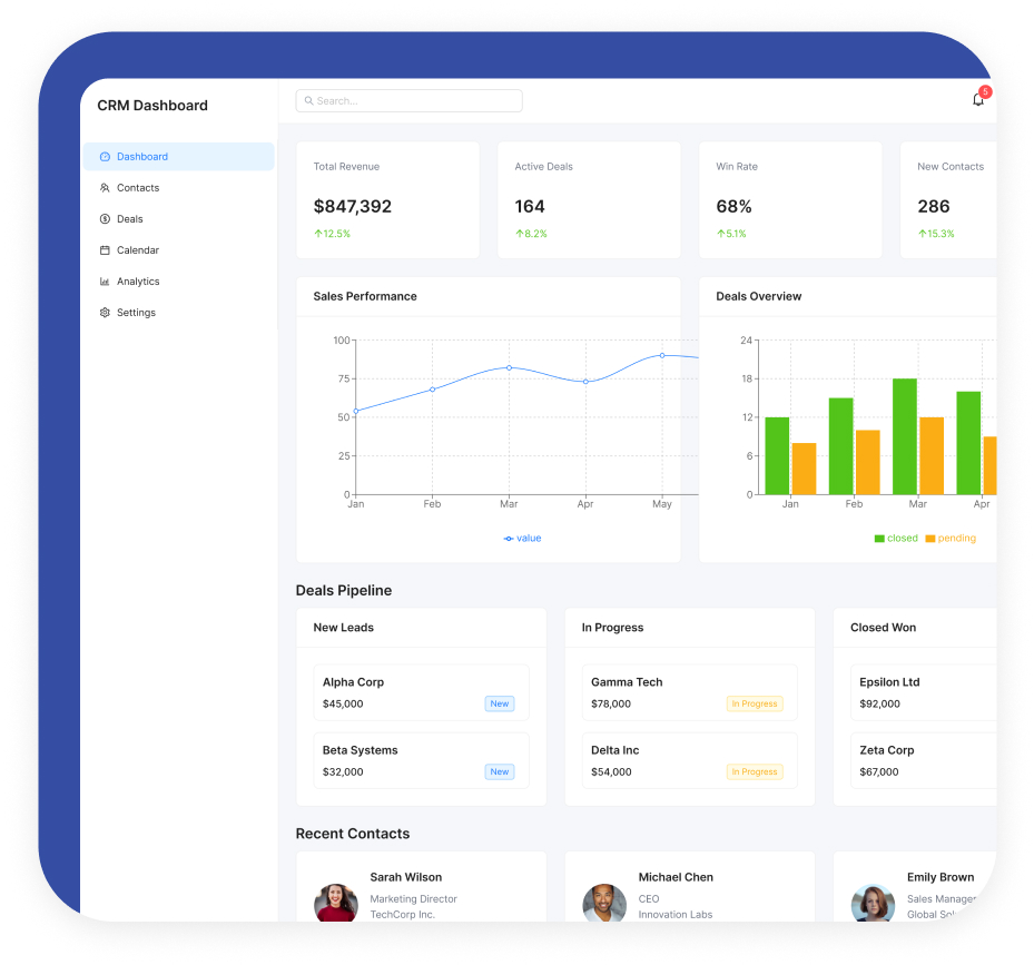 No-code B2B Vendor Portal for Manufacturing Company
