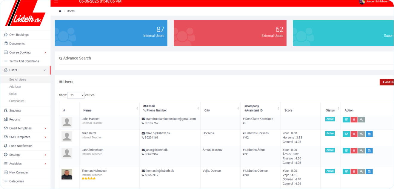 Driving School Management System tuvoc case study
