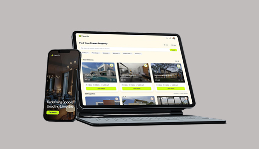 Screenshot of Havenly's luxury real estate platform showcasing AI-powered property suggestions and immersive AR features
