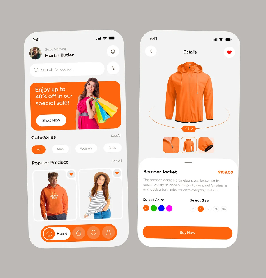 E-Commerce iOS App for Luxury Fashion Brand