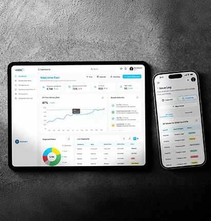 Responsive Shipment Tracking Portal for Logistics Firm