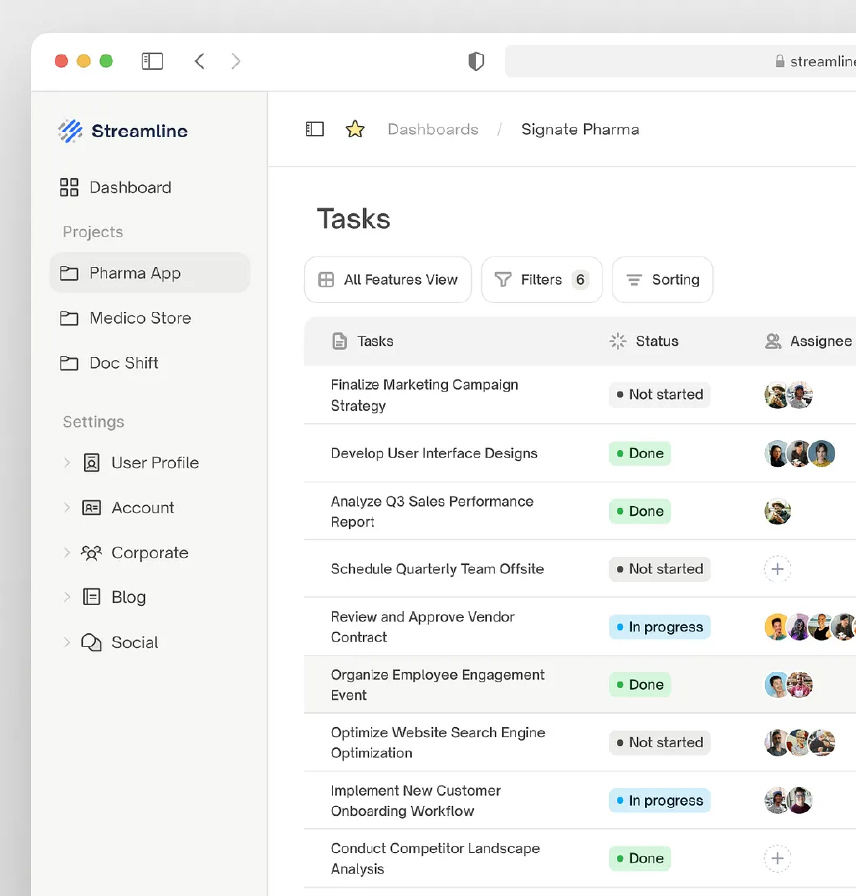 SaaS Project Management Tool for Remote Teams