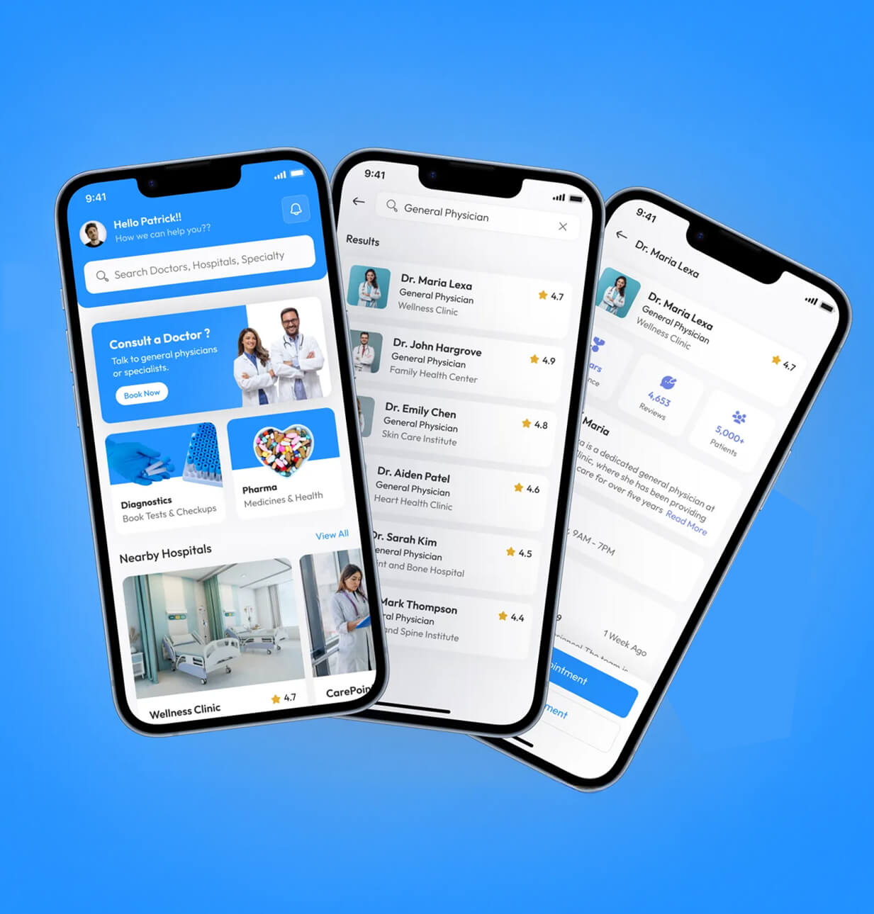 Custom Telemedicine App for a Healthcare Provider