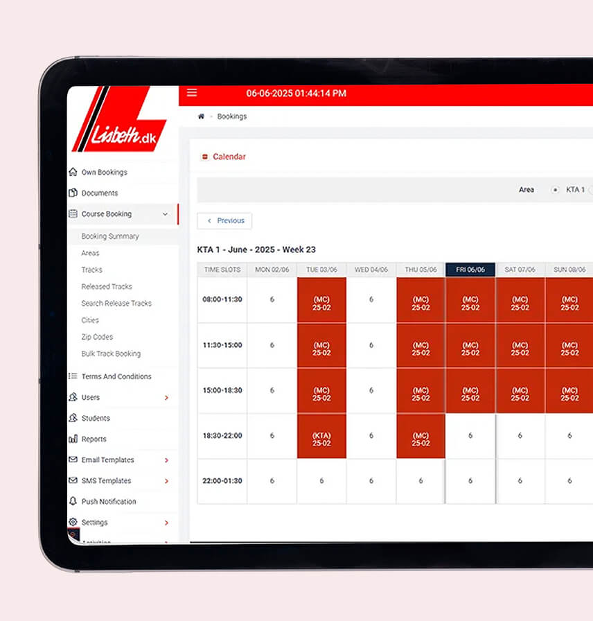 Driving School Management System for ELEV