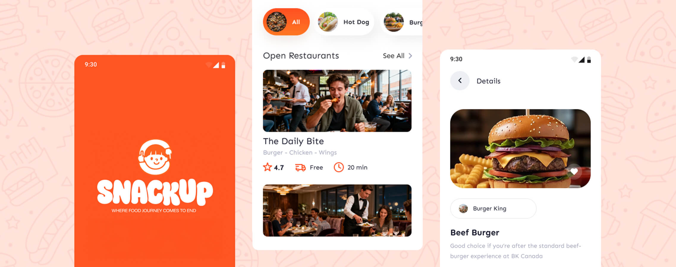 Food Delivery App case study by tuvoc