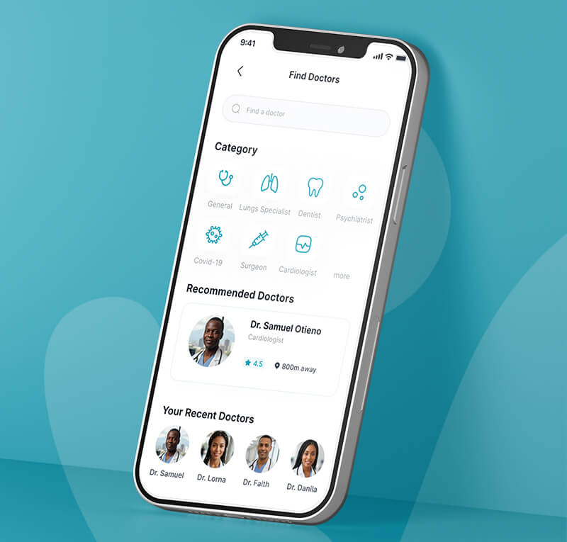 AI Mobile Healthcare app development case study by tuvoc