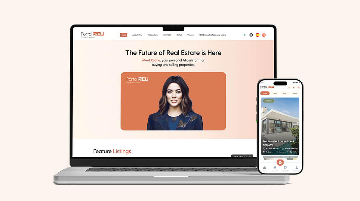 AI-powered real estate platform Portal REU connecting agencies, agents, and clients through a unified PropTech ecosystem