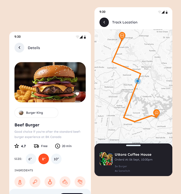 Food Delivery App case study by tuvoc