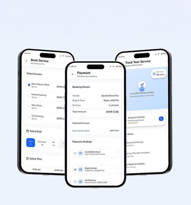 Car Wash App case study by tuvoc technologies