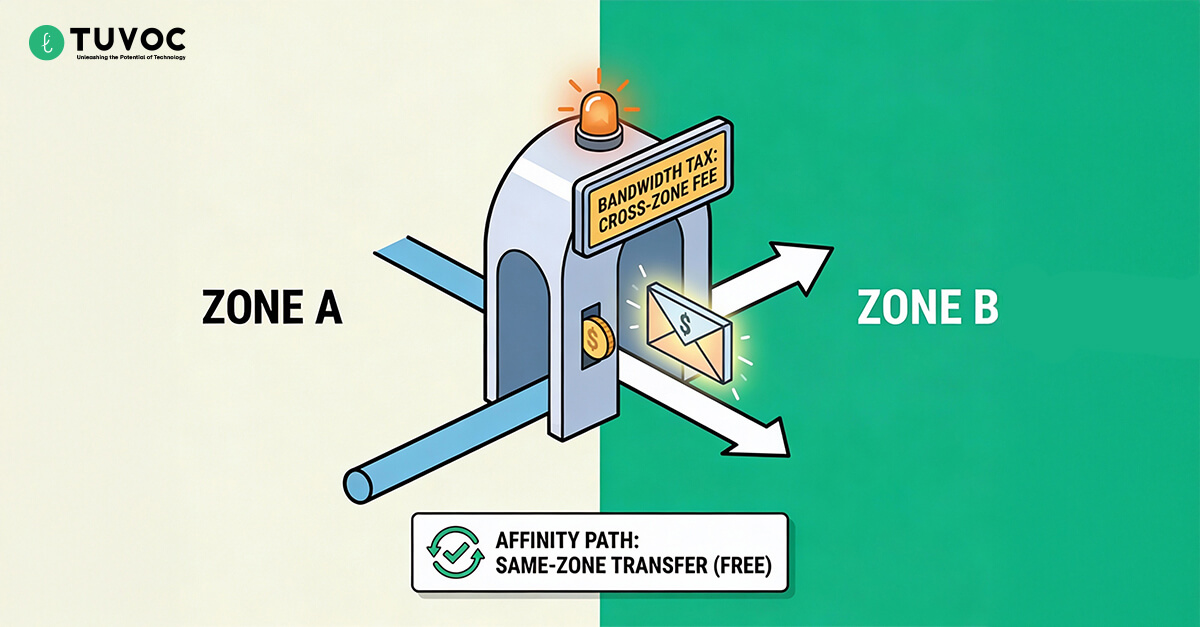 Cross-Zone Bandwidth Tax