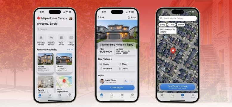 Real Estate App Development Company in Canada