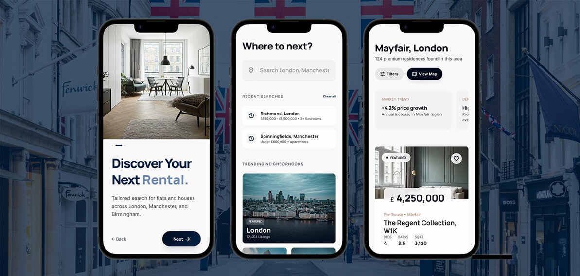 Real Estate App Development in UK